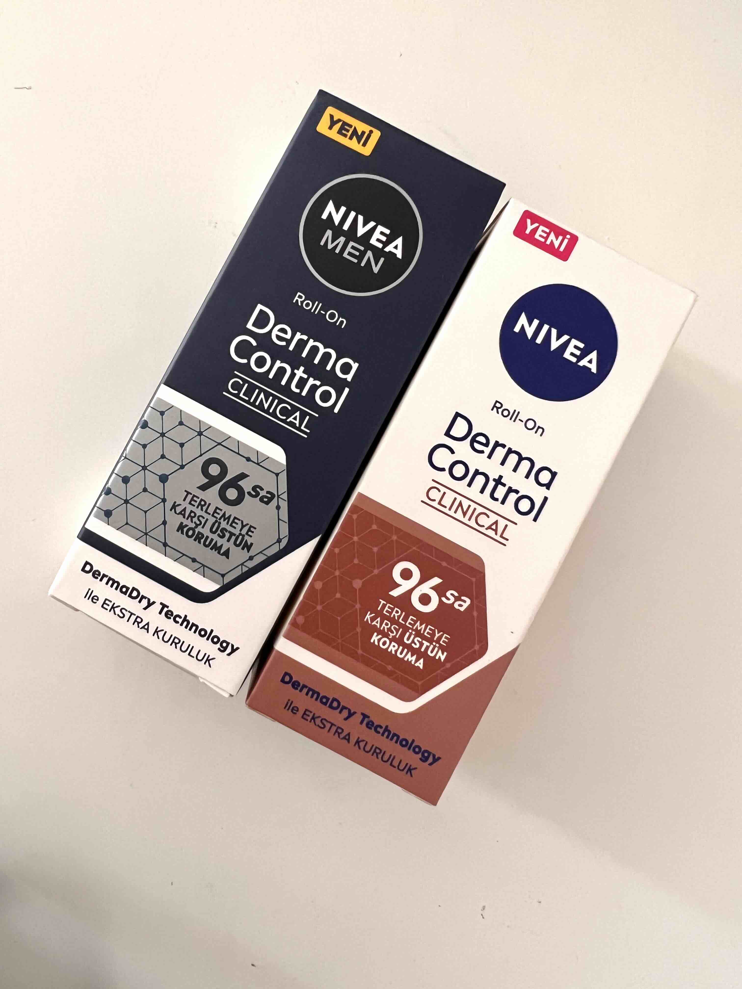 دئودورانت - رول آن نیووا اورجینال NIVEA 98569 MEN Derma Control Clinical Men's Roll-on Deodorant 50 ml, 96 Hours Anti-perspirant Protection photo review