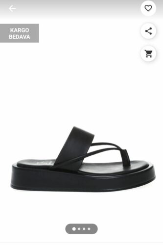 دمپایی فابریکا اورجینال Fabrika 5002797017 Black Women's Slippers Sofia photo review