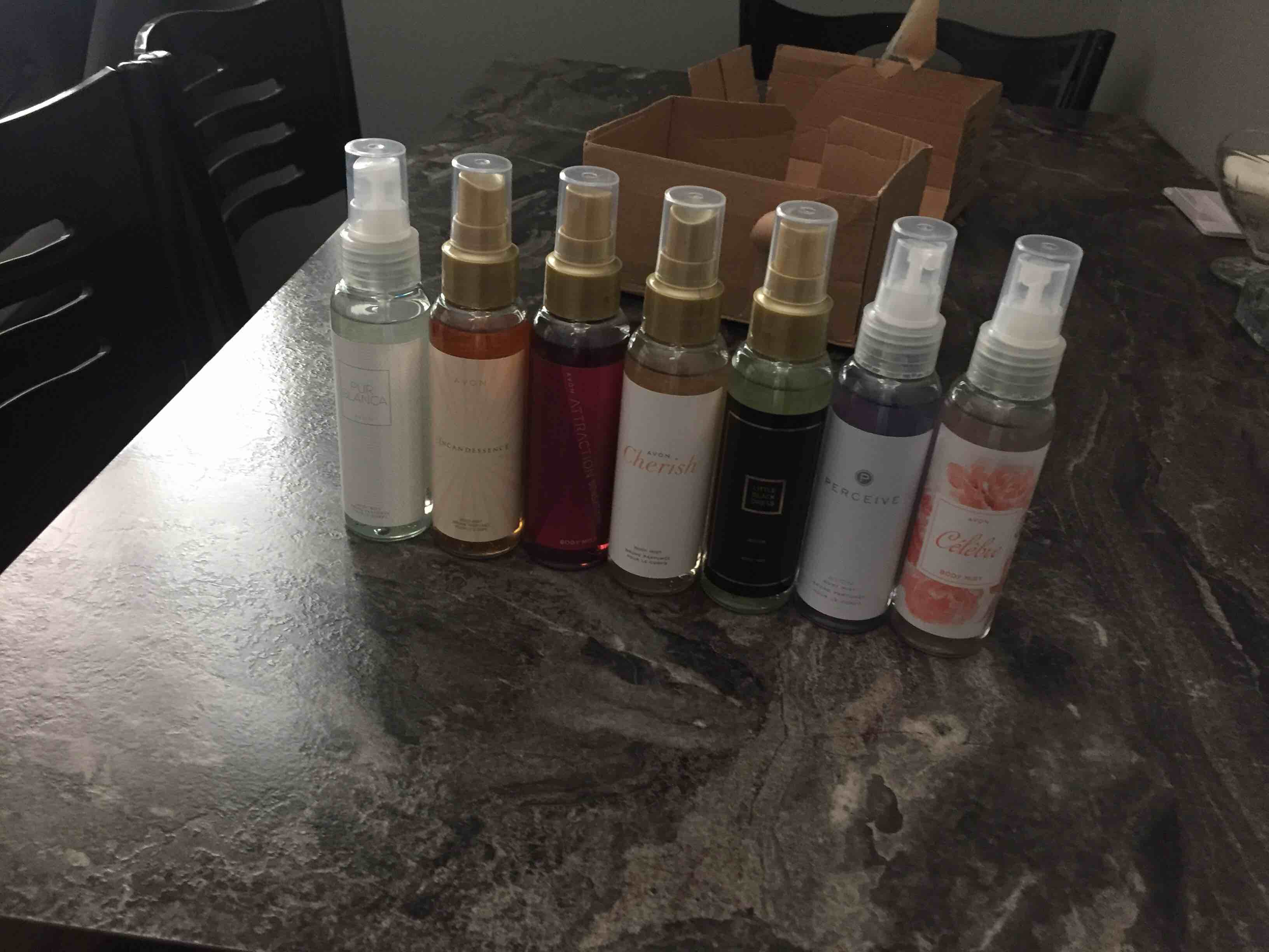 اسپری بدن آوون اورجینال Avon MPACK1300 Body Mist Perfumed Body Sprays Pack of Seven photo review