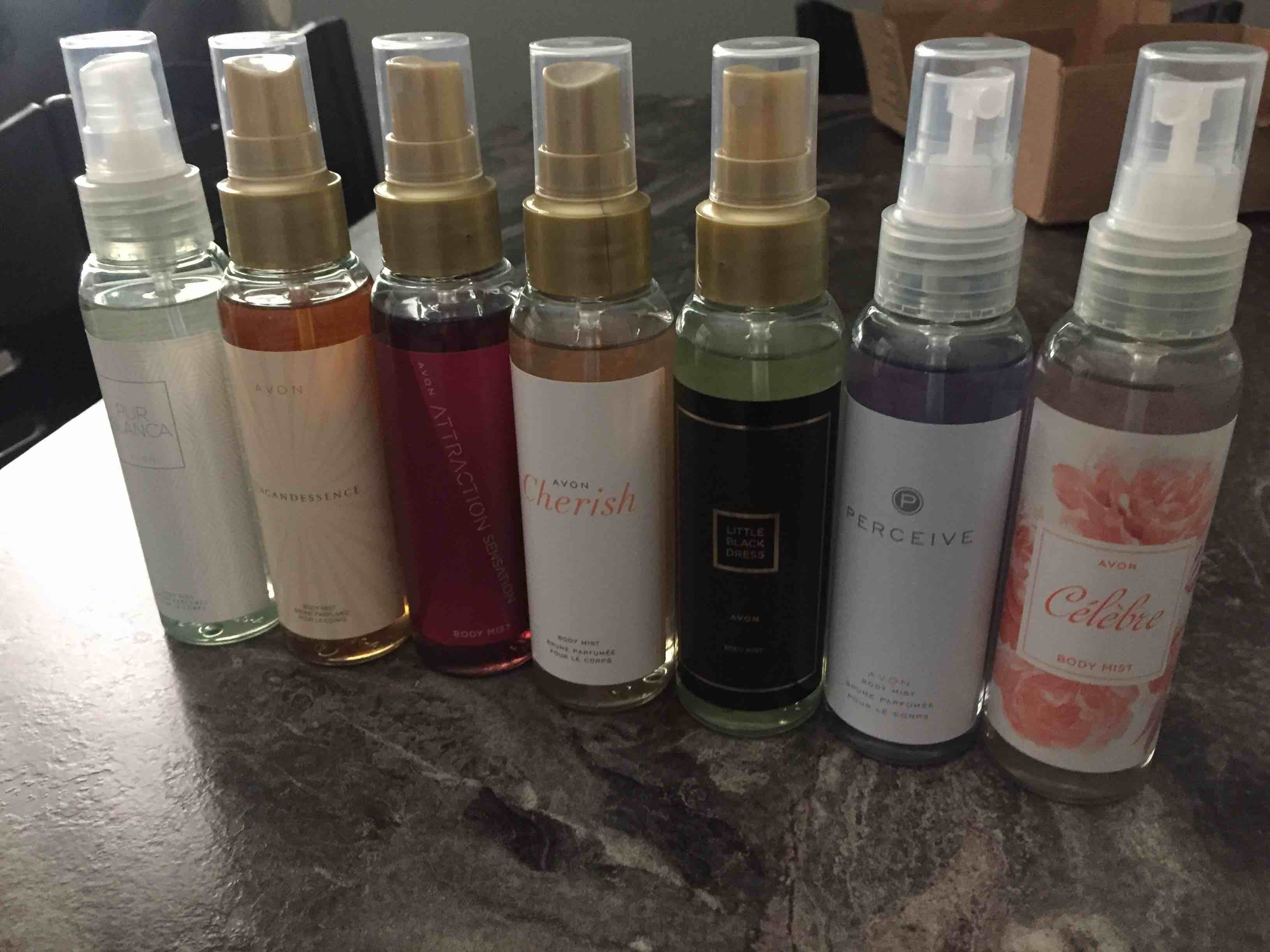 اسپری بدن آوون اورجینال Avon MPACK1300 Body Mist Perfumed Body Sprays Pack of Seven photo review