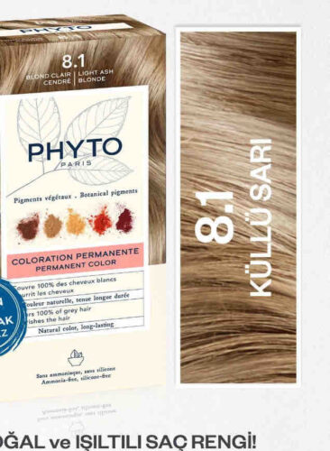 رنگ مو فیتو اورجینال Phyto 7004PH1001151AA Color Herbal Hair Dye - 8.1 Ash Blonde photo review
