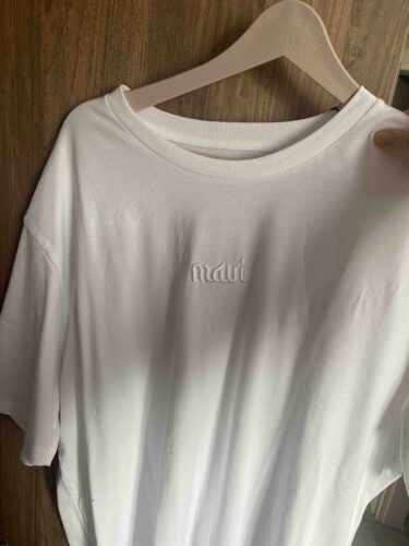 تیشرت ماوی اورجینال Mavi 610100 Logo Printed White T-Shirt Loose Fit 0610100-620 photo review