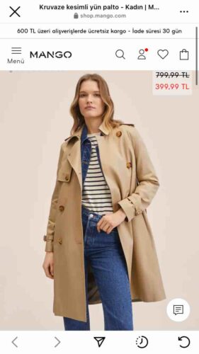کاپشن ماوی اورجینال Mavi 110068 Hooded Puffer Jacket 0110068-70770 photo review