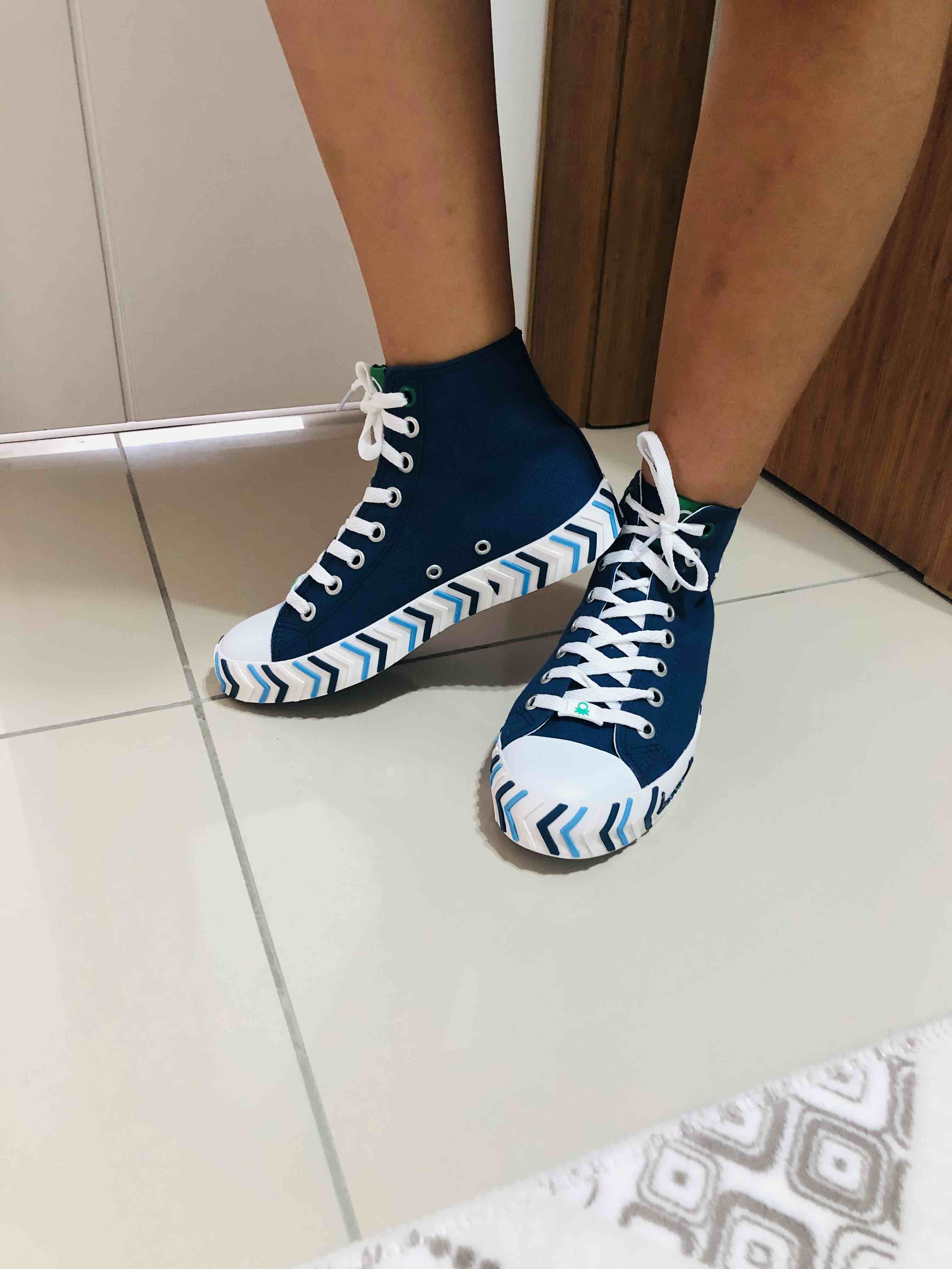 اسنیکر بنتتون اورجینال Benetton BN-30625 ® | Bn-30625-3374 Navy Blue - Women's Sports Shoes photo review