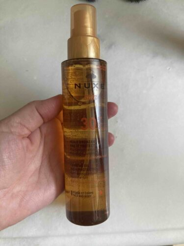 ضد آفتاب صورت ناکس اورجینال Nuxe 3264680007019 Sun Huile Bronzante Haute Protection Spf30 150ml photo review