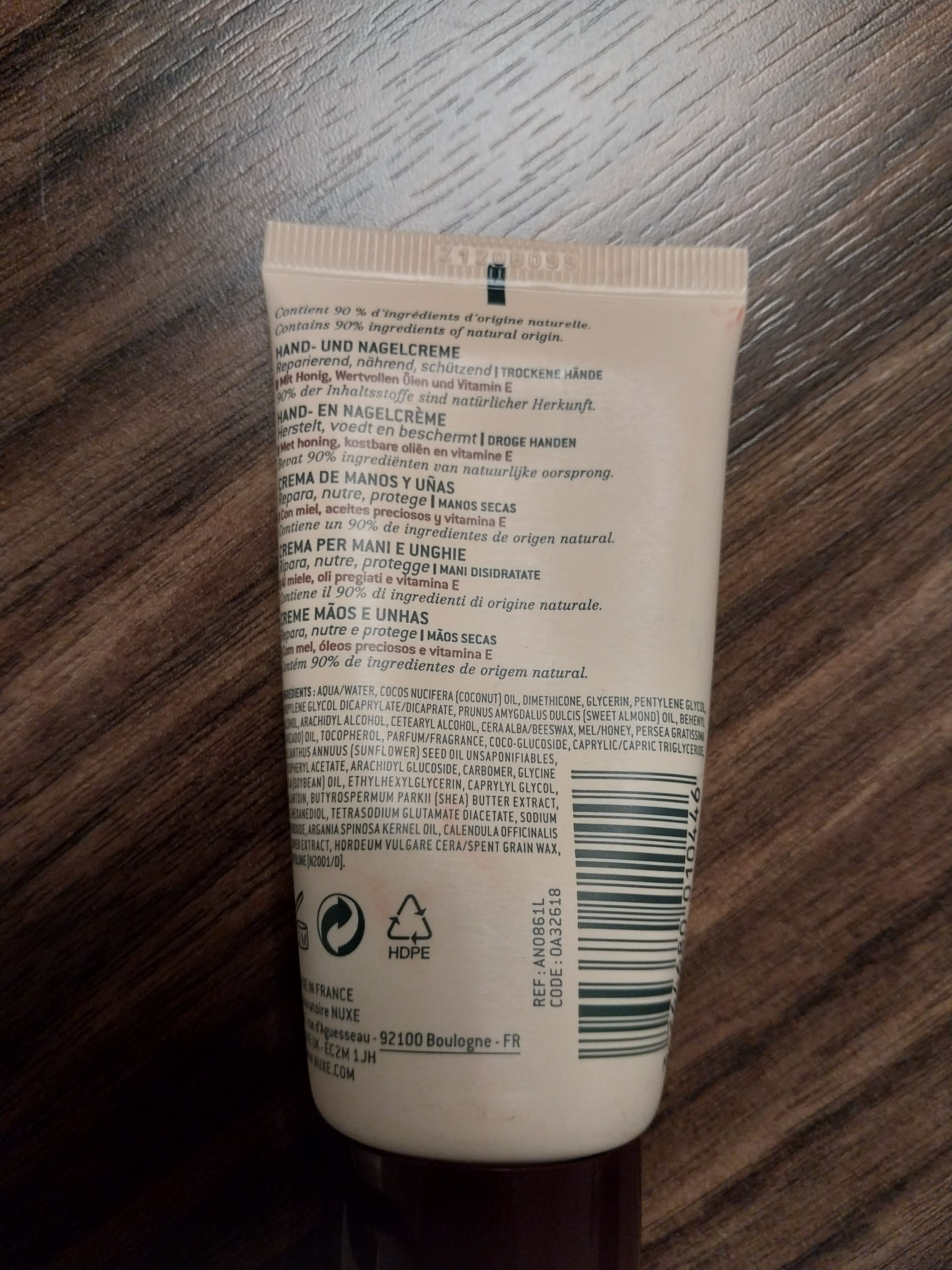کرم صورت ناکس اورجینال Nuxe 3264680010446 Reve De Miel Hand and Nail Cream 50 ml photo review