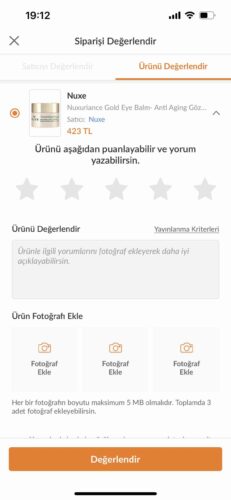 کرم چشم ناکس اورجینال Nuxe 3264680015922 Nuxuriance Gold Eye Balm - Anti Aging Eye Contour Care Cream 15 ml photo review